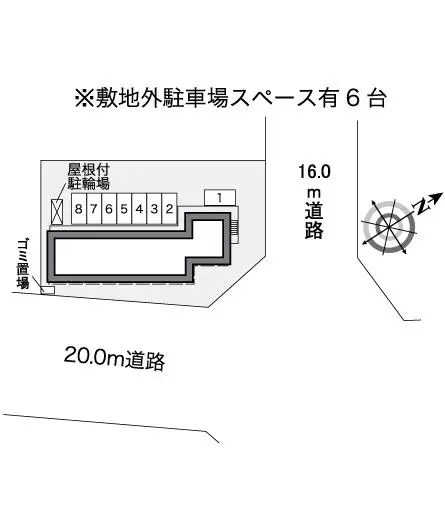 ★手数料０円★名護市宇茂佐　月極駐車場（LP）